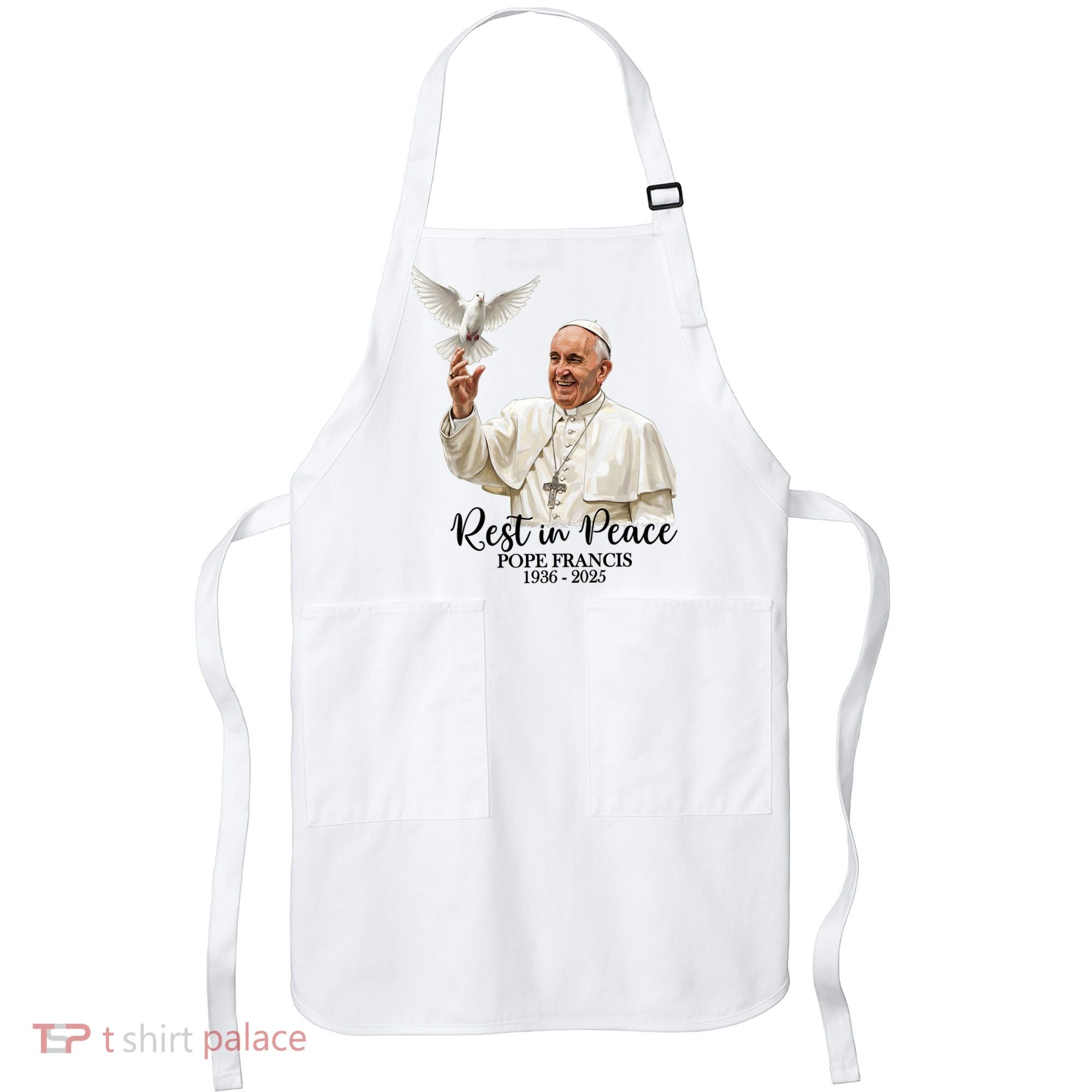 Rest In Peace Pope Francis 1936-2025 Apron