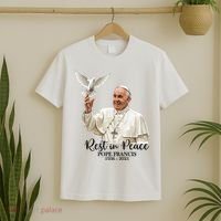 Rest In Peace Pope Francis 1936-2025 T-Shirt thumb 2