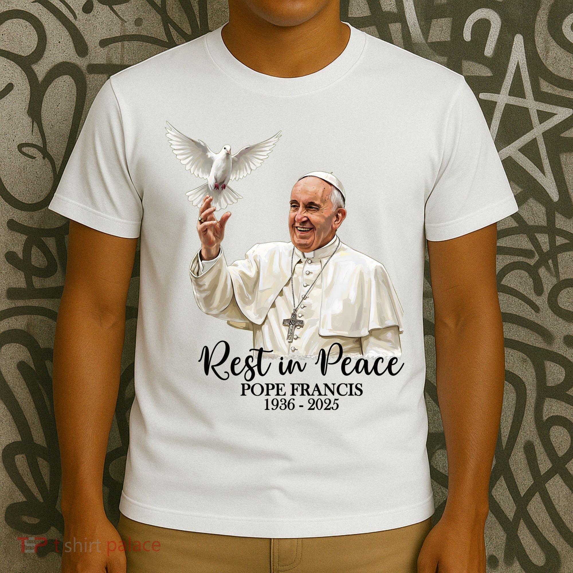 Rest In Peace Pope Francis 1936-2025 T-Shirt