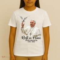 Rest In Peace Pope Francis 1936-2025 T-Shirt thumb 4