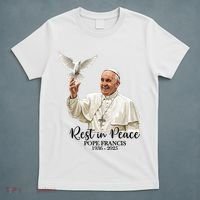Rest In Peace Pope Francis 1936-2025 T-Shirt thumb 5