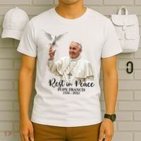 Rest In Peace Pope Francis 1936-2025 T-Shirt thumb 6