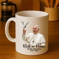Rest In Peace Pope Francis 1936-2025 Coffee Mug thumb 4