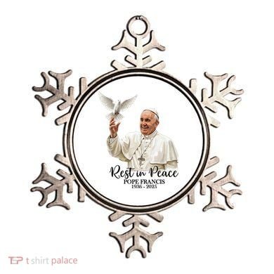 Rest In Peace Pope Francis 1936-2025 Ornament
