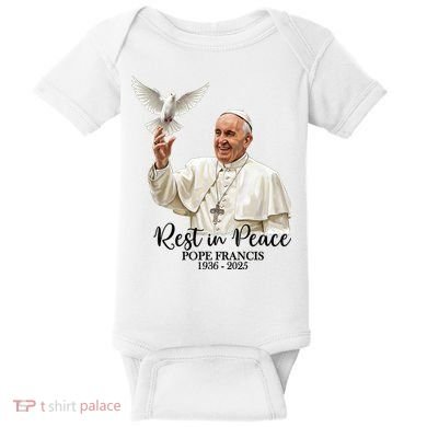 Rest In Peace Pope Francis 1936-2025 Baby Bodysuit