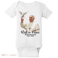 Rest In Peace Pope Francis 1936-2025 Baby Bodysuit thumb 0