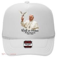 Rest In Peace Pope Francis 1936-2025 Hat thumb 0