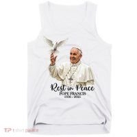 Rest In Peace Pope Francis 1936-2025 Tank Top thumb 0