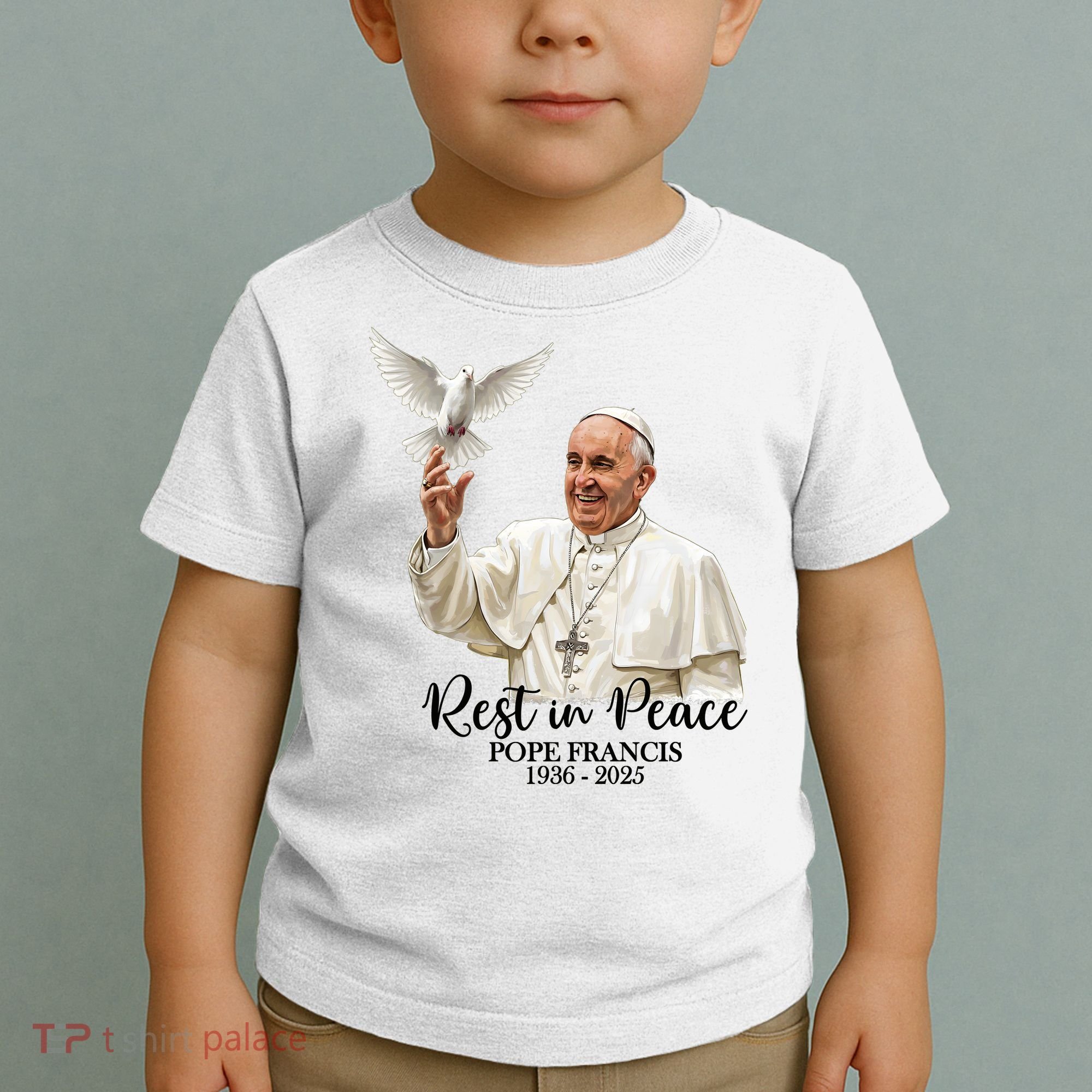 Rest In Peace Pope Francis 1936-2025 Toddler T-Shirt