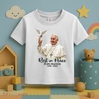 Rest In Peace Pope Francis 1936-2025 Toddler T-Shirt thumb 3