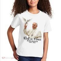 Rest In Peace Pope Francis 1936-2025 Kids T-Shirt thumb 2
