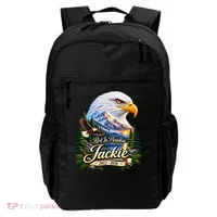 Rest In Paradise Jackie Eagle RIP 2012-2026 Backpack thumb 0
