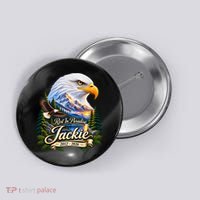 Rest In Paradise Jackie Eagle RIP 2012-2026 Button thumb 0