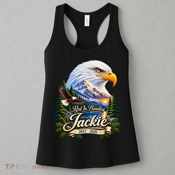 Rest In Paradise Jackie Eagle RIP 2012-2026 Women's Tank Top