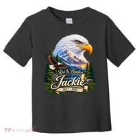 Rest In Paradise Jackie Eagle RIP 2012-2026 Toddler T-Shirt thumb 0