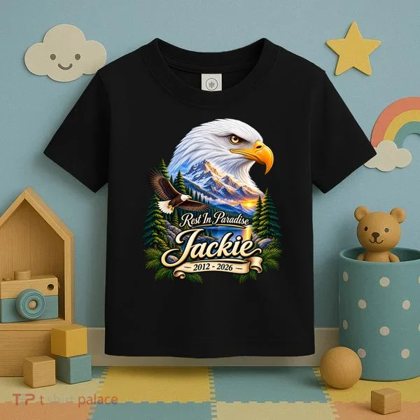 Rest In Paradise Jackie Eagle RIP 2012-2026 Toddler T-Shirt
