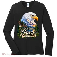 Rest In Paradise Jackie Eagle RIP 2012-2026 Women's Long Sleeve Shirt thumb 0