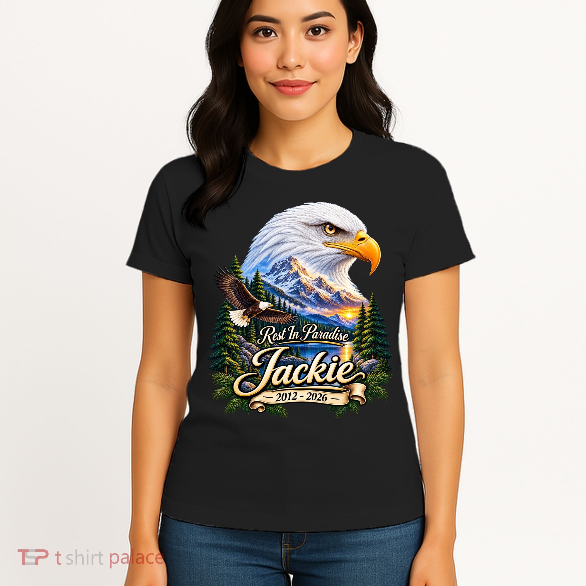 Rest In Paradise Jackie Eagle RIP 2012-2026 Women's T-Shirt