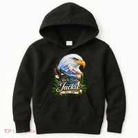 Rest In Paradise Jackie Eagle RIP 2012-2026 Kids Hoodie thumb 0