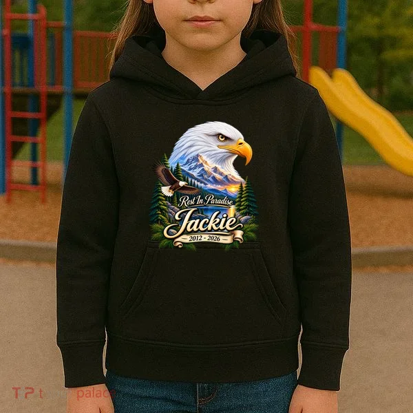 Rest In Paradise Jackie Eagle RIP 2012-2026 Kids Hoodie