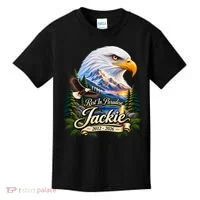 Rest In Paradise Jackie Eagle RIP 2012-2026 Kids T-Shirt thumb 0