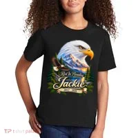 Rest In Paradise Jackie Eagle RIP 2012-2026 Kids T-Shirt thumb 2