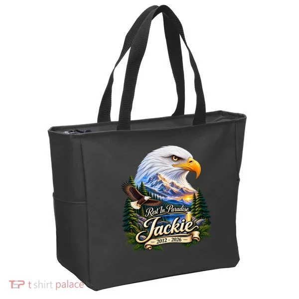 Rest In Paradise Jackie Eagle RIP 2012-2026 Tote Bag