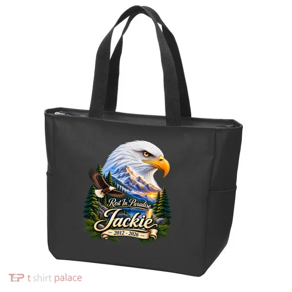Rest In Paradise Jackie Eagle RIP 2012-2026 Tote Bag