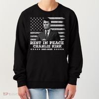 Rest In Peace Charlie Kirk Memorial Tribute 1993 2025 Women's Sweatshirt thumb 0
