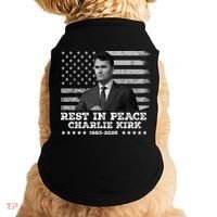 Rest In Peace Charlie Kirk Memorial Tribute 1993 2025 Doggie Tank thumb 0