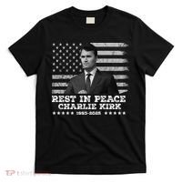 Rest In Peace Charlie Kirk Memorial Tribute 1993 2025 T-Shirt thumb 0