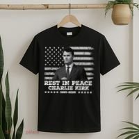 Rest In Peace Charlie Kirk Memorial Tribute 1993 2025 T-Shirt thumb 2