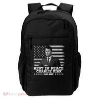 Rest In Peace Charlie Kirk Memorial Tribute 1993 2025 Backpack thumb 0