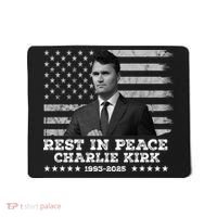 Rest In Peace Charlie Kirk Memorial Tribute 1993 2025 Mousepad thumb 0