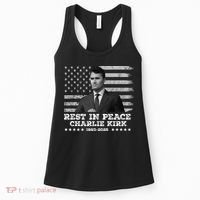Rest In Peace Charlie Kirk Memorial Tribute 1993 2025 Women's Tank Top thumb 0