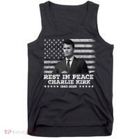 Rest In Peace Charlie Kirk Memorial Tribute 1993 2025 Tank Top thumb 0