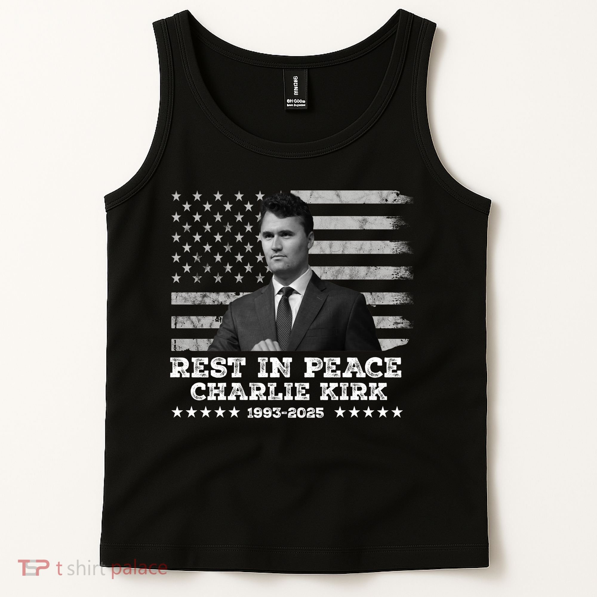 Rest In Peace Charlie Kirk Memorial Tribute 1993 2025 Tank Top