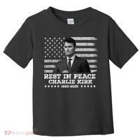 Rest In Peace Charlie Kirk Memorial Tribute 1993 2025 Toddler T-Shirt thumb 0