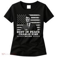 Rest In Peace Charlie Kirk Memorial Tribute 1993 2025 Women's T-Shirt thumb 0