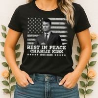 Rest In Peace Charlie Kirk Memorial Tribute 1993 2025 Women's T-Shirt thumb 2