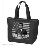 Rest In Peace Charlie Kirk Memorial Tribute 1993 2025 Tote Bag thumb 3