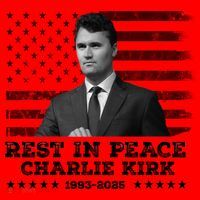 Rest In Peace Charlie Kirk Memorial Tribute 1993 2025 Santa Hat thumb 1