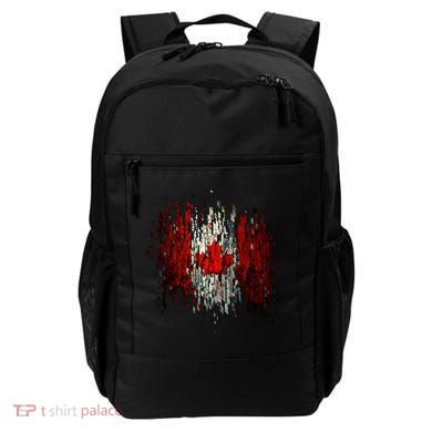 Ripped Canada Canadian Torn Flag Backpack