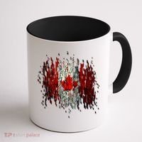 Ripped Canada Canadian Torn Flag Coffee Mug thumb 1