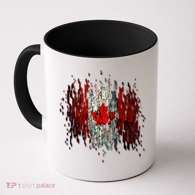 Ripped Canada Canadian Torn Flag Coffee Mug