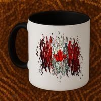 Ripped Canada Canadian Torn Flag Coffee Mug thumb 2