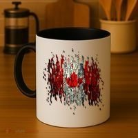 Ripped Canada Canadian Torn Flag Coffee Mug thumb 4