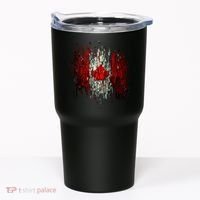 Ripped Canada Canadian Torn Flag Tumbler thumb 0