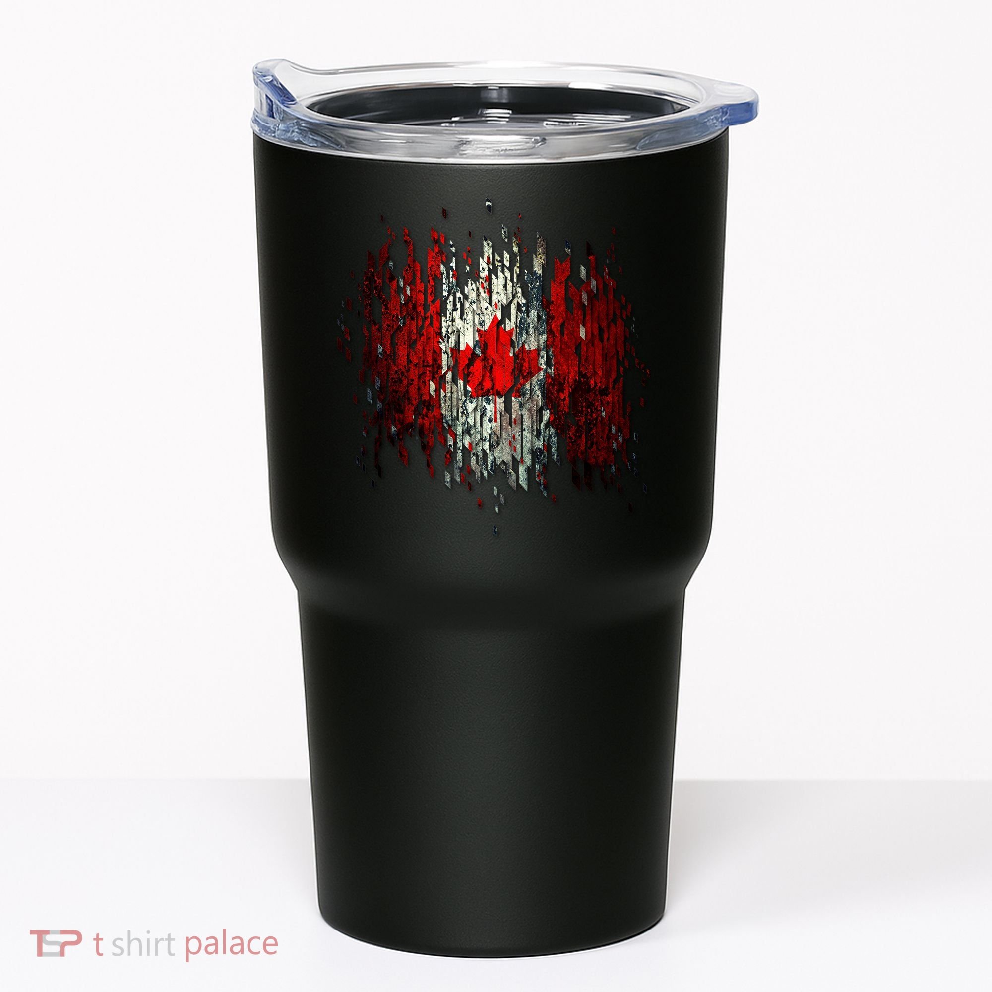Ripped Canada Canadian Torn Flag Tumbler