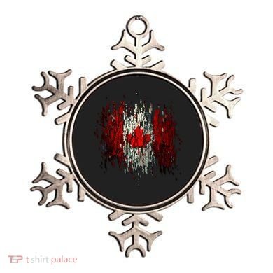 Ripped Canada Canadian Torn Flag Ornament